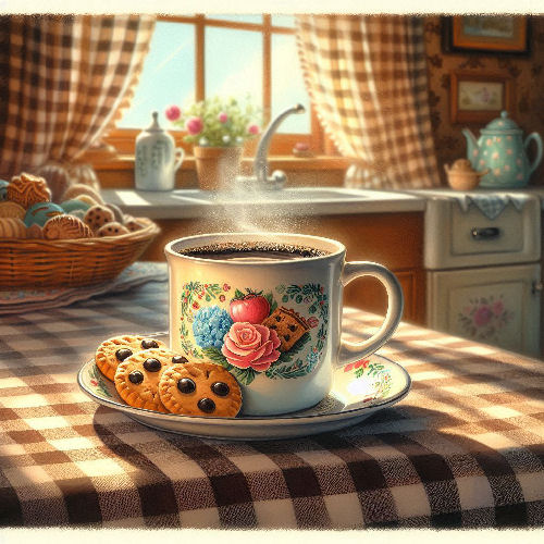 koffie met een koek…